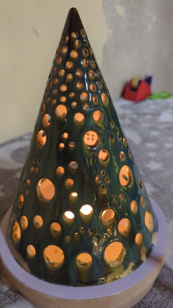 Kegel Windlicht – Bild 3