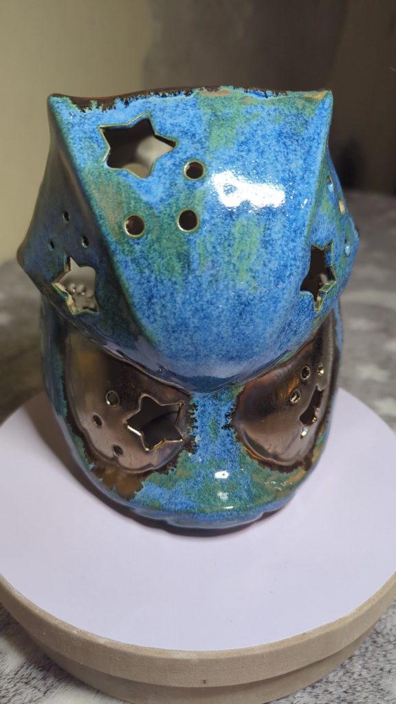 Eule Windlicht – Bild 3