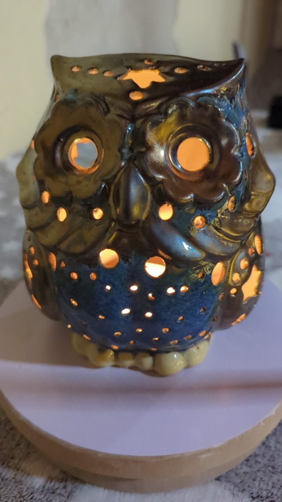 Eule Windlicht – Bild 4