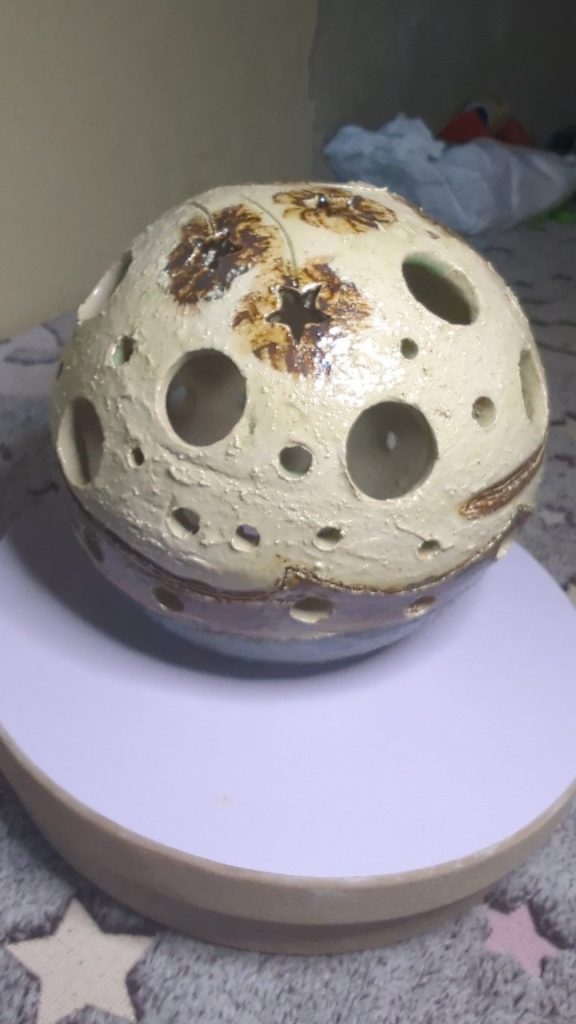 Kugel (D12) Windlicht – Bild 2